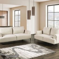 Brand New Beige Modern Style Sofa & Loveseat 