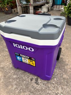 New 60 QTs Cooler With wheels