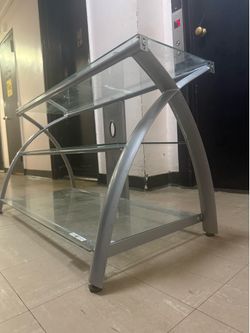 Glass TV stand 42*22.5 inch