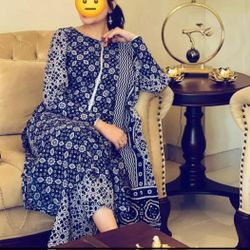 Cotton AJRAK 3 Piece Dress In Small Size 