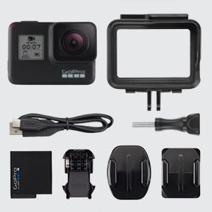 GoPro black 7 with a ton of extras