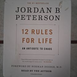 "12 Rules For Life" by Jordan Peterson, 13 CD Audiobook