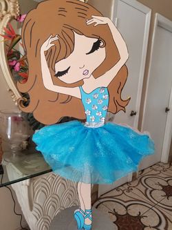 Double sided rotating ballerina.