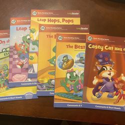 LeapFrog Early Reading Series, short vowels, stylus and activity book