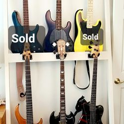 Six Basses For Sale, Wife Says They Gotta Go, All Are In Great Condition, See Below For Individual Prices