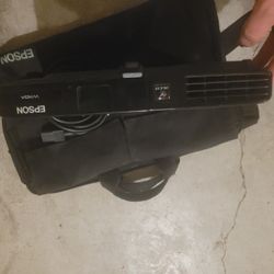 Epson WGXA Slim LCD Projector. Amd Case