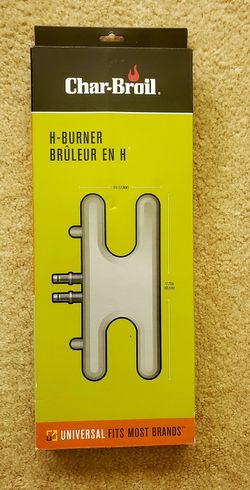 CHAR-BROIL UNIVERSAL FIT H BURNER REPLACEMENT FOR GAS BBQ GRILLS