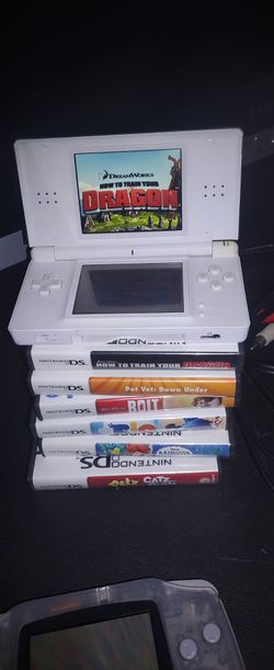 DS lite bundle with seven games