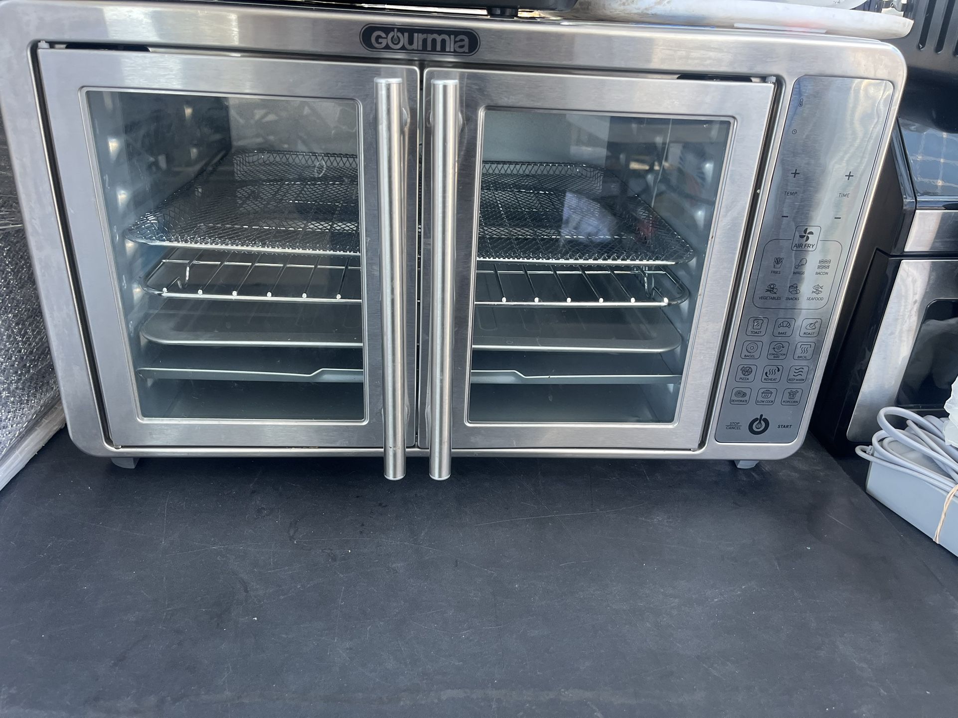 Gourmia French Door XL Digital Air Fryer Oven, Stainless Steel