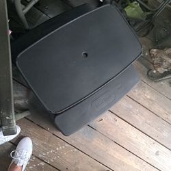 Black chalk little Tikes picnic table