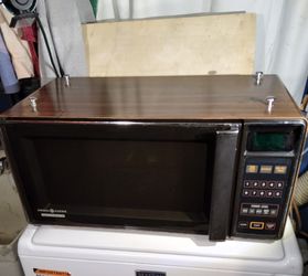 GE General Electric SPACEMAKER II Microwave wood grain commercial extra large capacity under cabinet kit