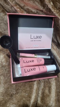 Luxe Cosmetics -New Version 2025 Black Color Set for Lashes and Brows - Long Lasting Temporary Color (Up to 4 Weeks) - Vegan & Cruelty-Free - for Salo