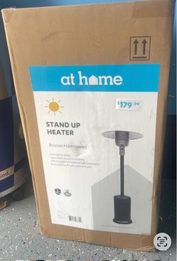 Brand New Stand Up Heater Brass Nickel From Ihome $180 Plus Tax