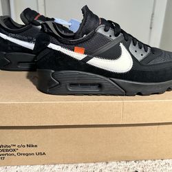 Nike Air Max 90 Off-White Black Size 12