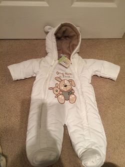 Brand new with tags bam-bu warm zippered suit