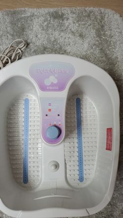 Homesick bubblebliss foot massager and heater