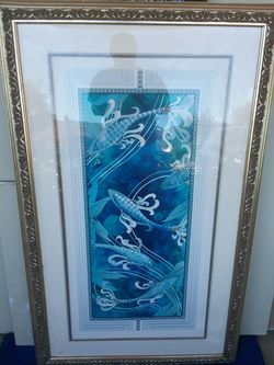 Framed, numbered artist proof with paperwork