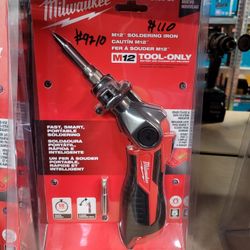 Milwaukee
M12 12-Volt Lithium-Ion Cordless Soldering Iron (Tool-Only)