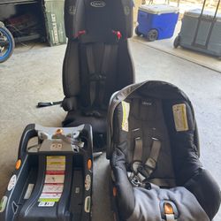 Graco booster Seat  & Chicco Infant Car Seat