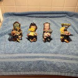 4-Small Vintage Chairs