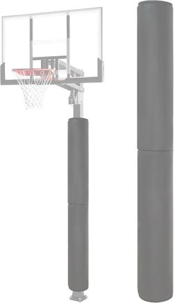 Basketball Pole Pad, Heavy Duty Safety Pole Pads for Player Protection, 72" Tall Weatherproof Protective Padding for 2.5" - 6° Diameter Poles, Basemen