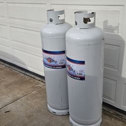 2 Brand New 100 Lb Propane Tanks