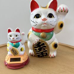 Japanese Lucky Cat Collection Set