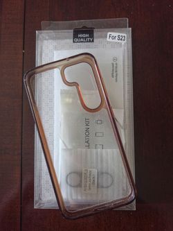 Samsung Galaxy S23 New screen protector, used case