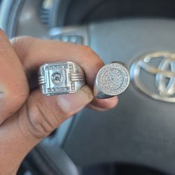 2 Size  11 925 Silver Rings 💍 