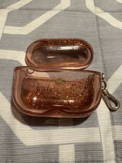 Kate Spade AirPods Case Rose Gold Glitter