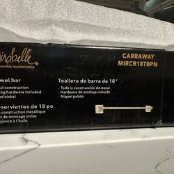 Polished Nickel Towel Bar $10 