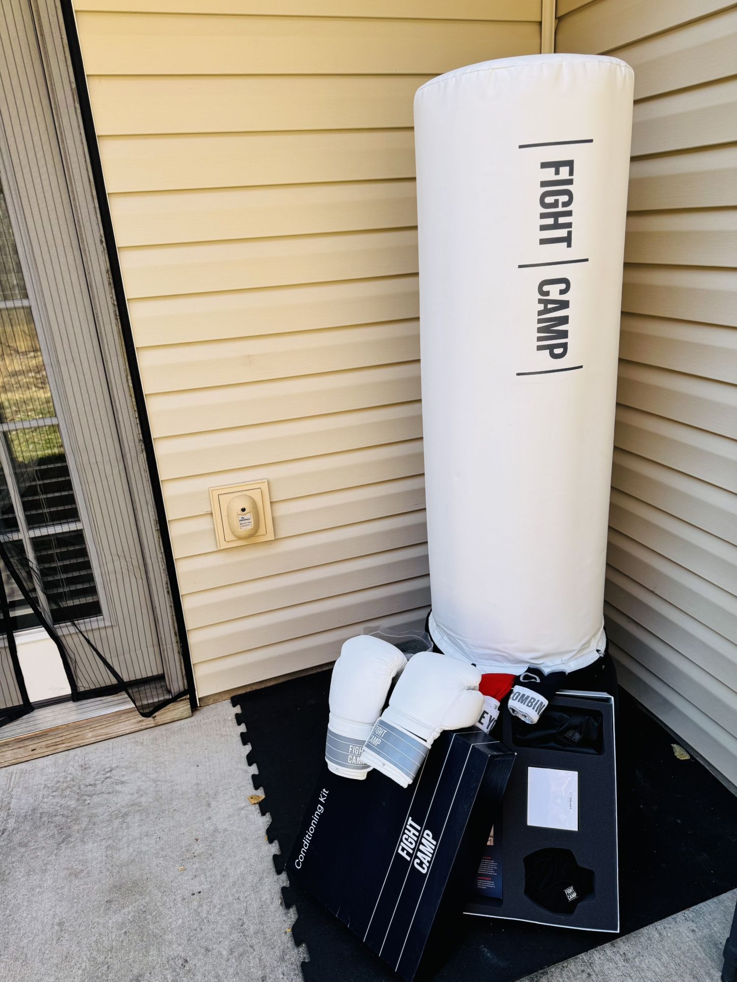 🔥 FightCamp Smart Punching Bag Set 🥊 — Includes Trackers, Wraps & Floor Pads