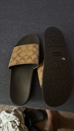Coach Signature Slide Sandals