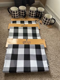 Black and White Checkered