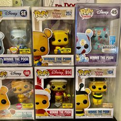 Winnie The Pooh Funko Pop!    $25 Each  FIRM PRICE-FIRM PRICE- FIRM PRICE