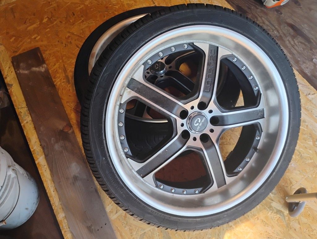 Text For Price 2 sets of rims and tires. Fits 2006 Chrysler 300 5 Lug