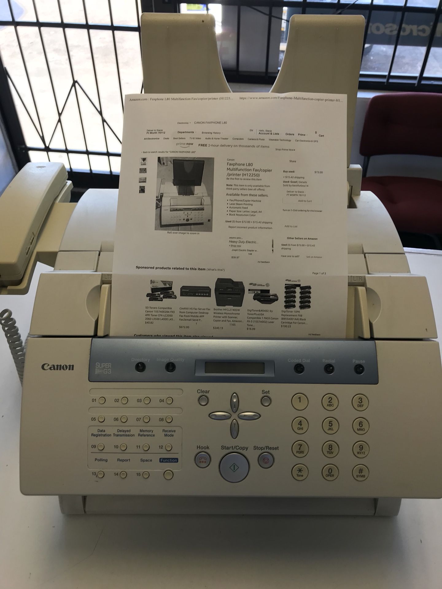 Canon Multifunction Faxphone L80