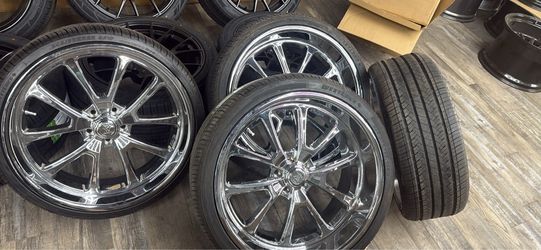 22” RESTO MOD WHEELS RIMS 5x120.65 5x4.75 https://offerup.com/redirect/?o=dy5USVJFUw== FOR CHEVELLE CUTLASS REGAL S10 & MORE-WE FINANCE