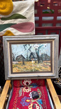 Beautiful watercolor, signed by the artist