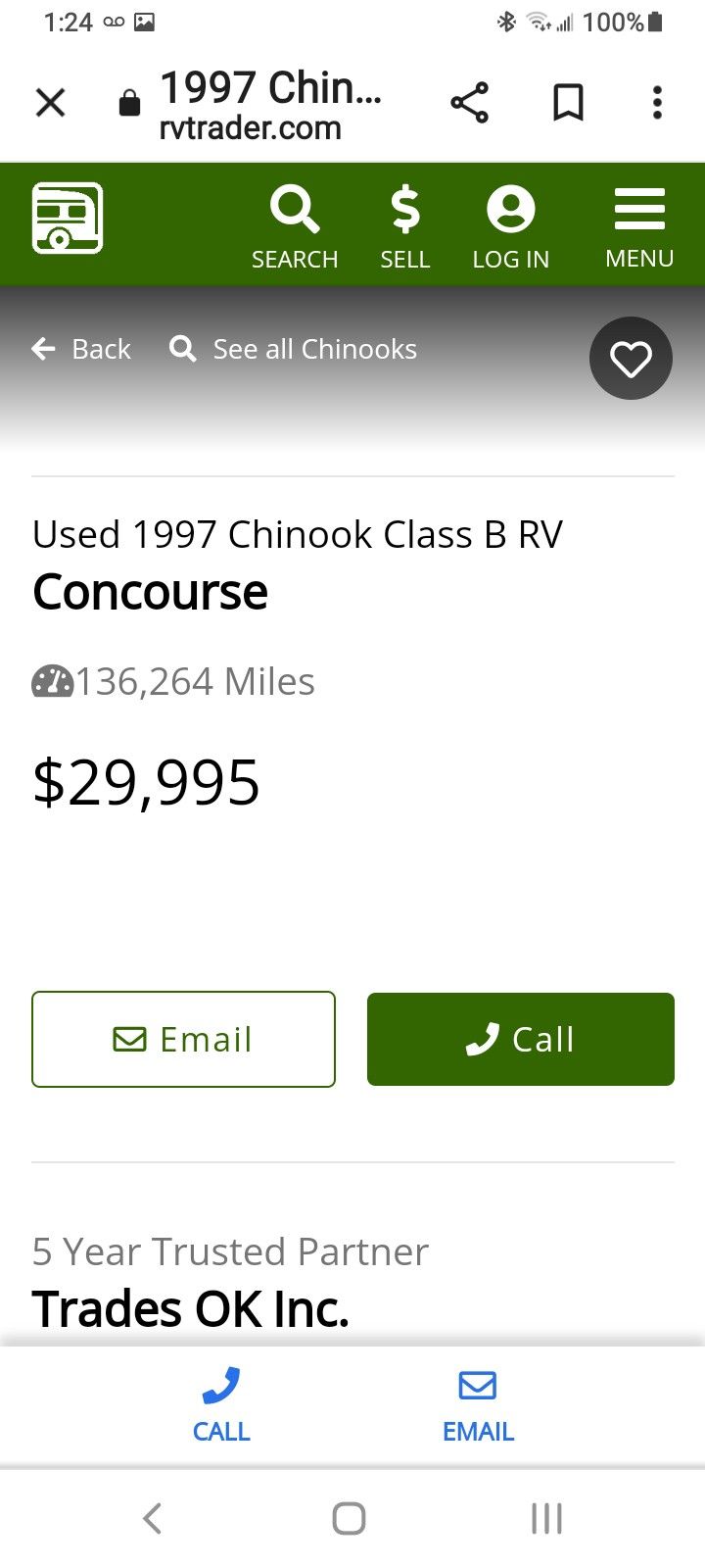 1999 Ford E350 Super Duty V10 Triton Premier Chinook for Sale in San Diego, CA OfferUp