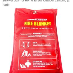 Brand New Fire Blankets. 2pk
