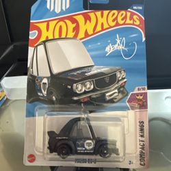 2025 HOT WHEELS MAZDA RX-3 TOONED RX3 BLACK MAD MIKE