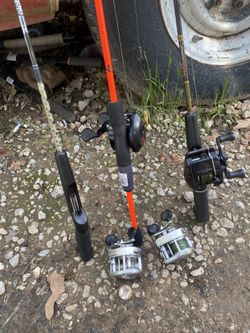 fishing rods Cañas De Pesca make me an offer Good