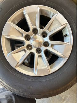 17 inch 6 lug alloy Chevy rims