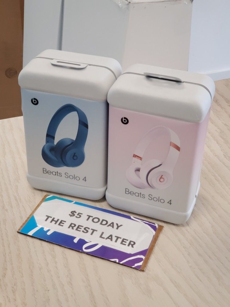 Beats Solo 4 Headset Brand New - $5 DOWN TODAY, NO CREDIT NEEDED - WARRANTY INCLUDED