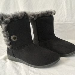 IONIC ORTHAHEEL FAIRFAX  BOOTS FAUX FUR SIZE  9
