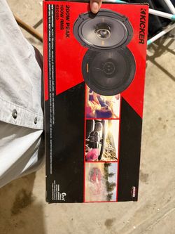 Kicker coaxial speakers