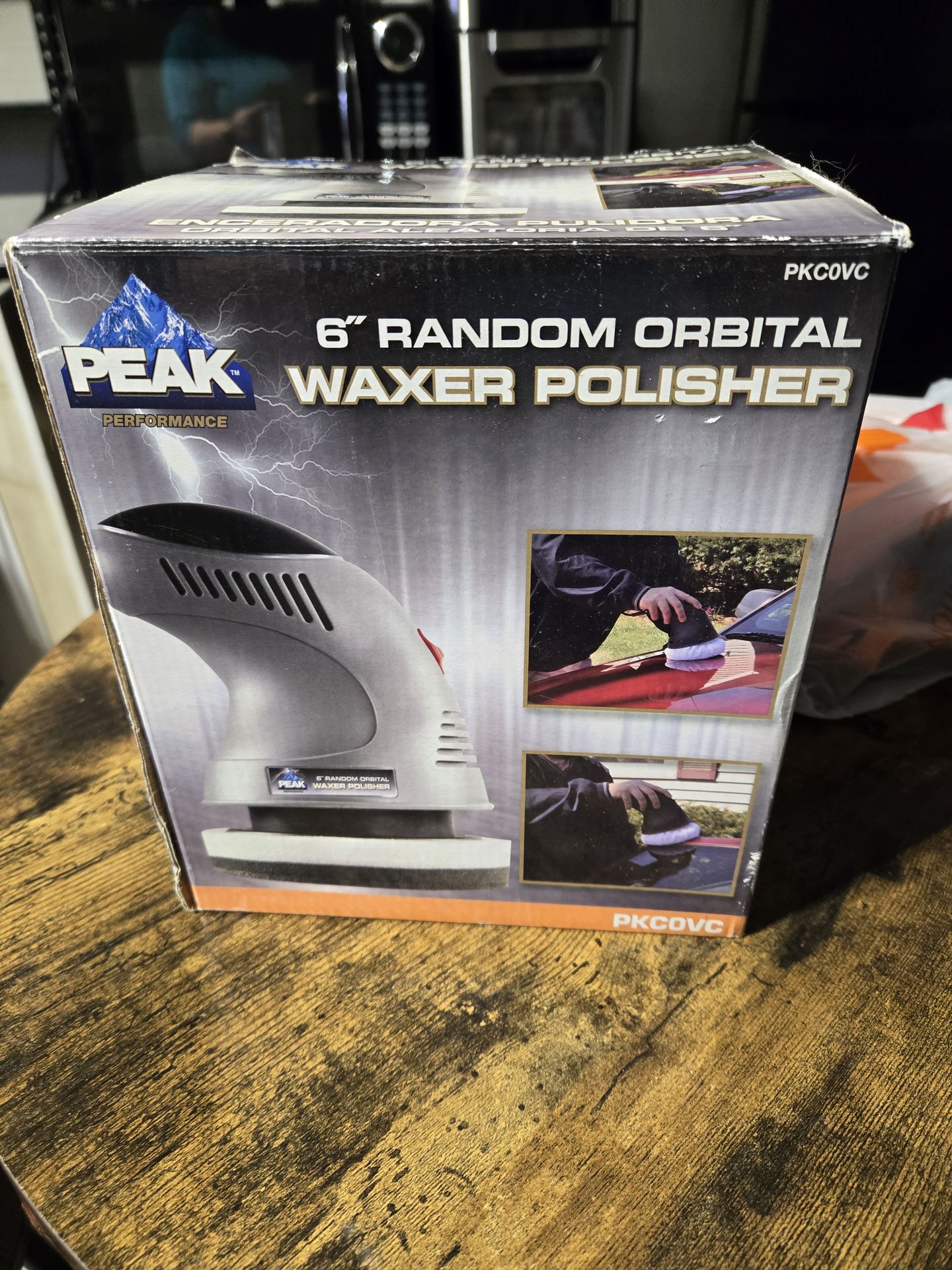 Peak 6" random orbital waxer polisher