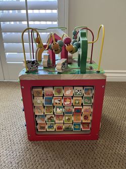 Battat Wooden Activity Cube