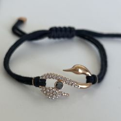 Swarovski Women's Bracelet S HOOK JET/CRY
